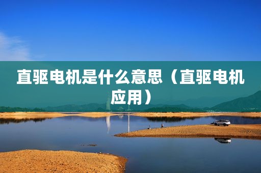 直驱电机是什么意思（直驱电机应用）