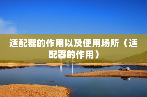 适配器的作用以及使用场所（适配器的作用）