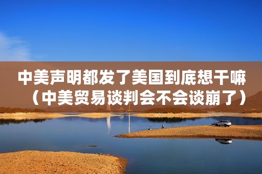 中美声明都发了美国到底想干嘛（中美贸易谈判会不会谈崩了）