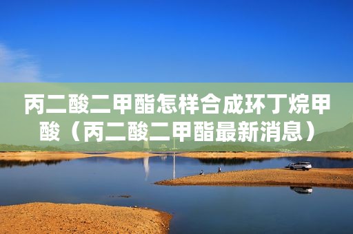 丙二酸二甲酯怎样合成环丁烷甲酸（丙二酸二甲酯最新消息）