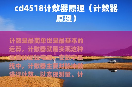 cd4518计数器原理（计数器原理）