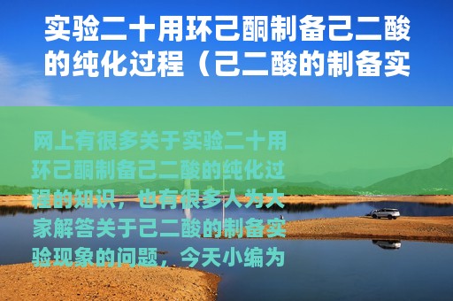 实验二十用环己酮制备己二酸的纯化过程（己二酸的制备实验现象）