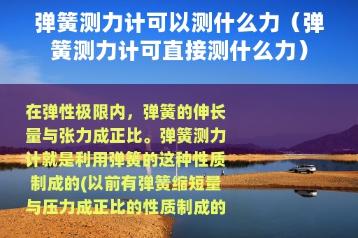 弹簧测力计可以测什么力（弹簧测力计可直接测什么力）