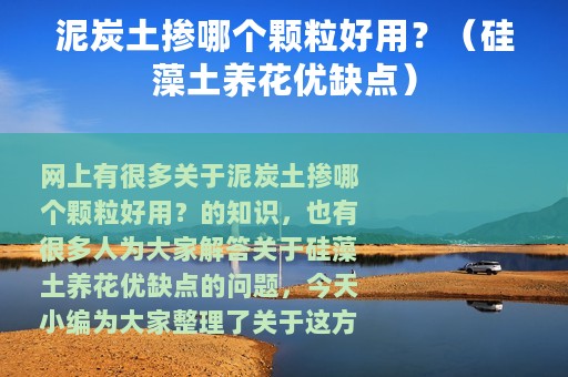 泥炭土掺哪个颗粒好用？（硅藻土养花优缺点）