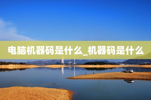 电脑机器码是什么_机器码是什么