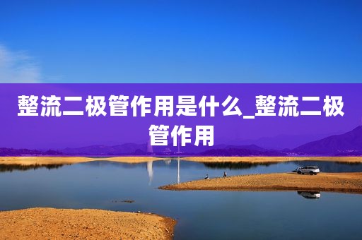 整流二极管作用是什么_整流二极管作用