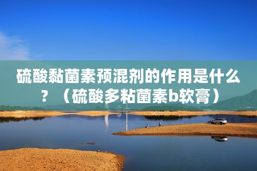 硫酸黏菌素预混剂的作用是什么？（硫酸多粘菌素b软膏）