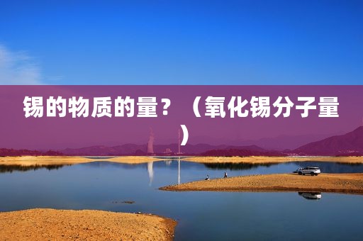 锡的物质的量？（氧化锡分子量）
