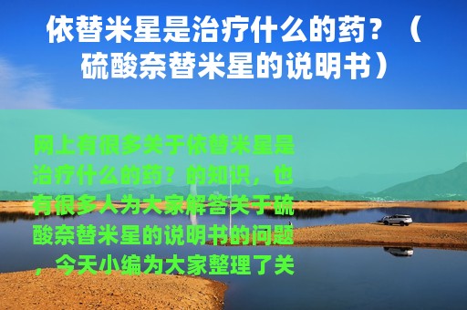 依替米星是治疗什么的药？（硫酸奈替米星的说明书）