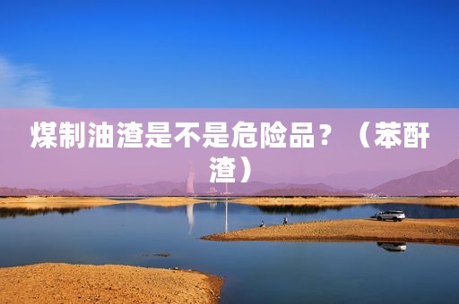 煤制油渣是不是危险品？（苯酐渣）