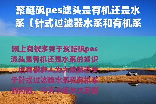 聚醚砜pes滤头是有机还是水系（针式过滤器水系和有机系）