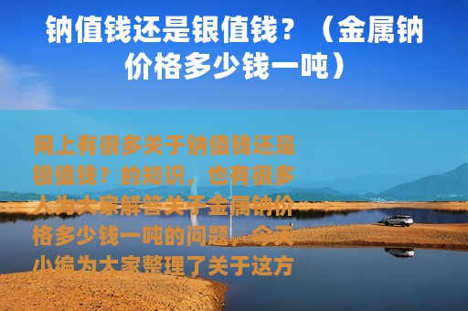 钠值钱还是银值钱？（金属钠价格多少钱一吨）