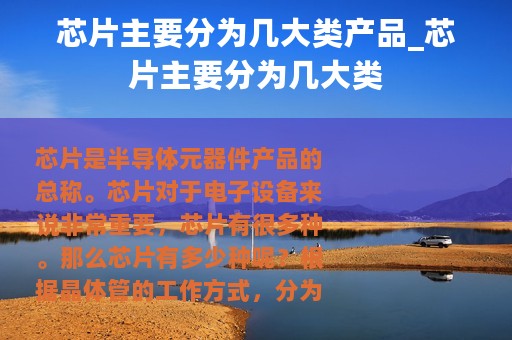 芯片主要分为几大类产品_芯片主要分为几大类