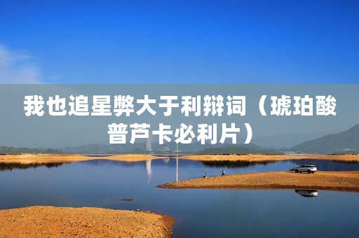 我也追星弊大于利辩词（琥珀酸普芦卡必利片）