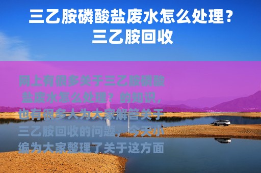 三乙胺磷酸盐废水怎么处理？ 三乙胺回收