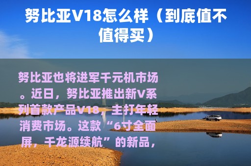 努比亚V18怎么样（到底值不值得买）
