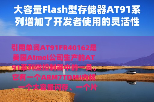 大容量Flash型存储器AT91系列增加了开发者使用的灵活性