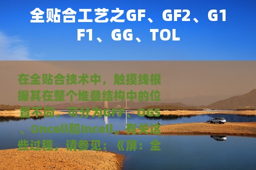 全贴合工艺之GF、GF2、G1F1、GG、TOL