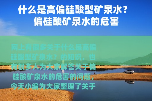 什么是高偏硅酸型矿泉水？ 偏硅酸矿泉水的危害