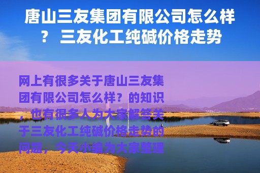 唐山三友集团有限公司怎么样？ 三友化工纯碱价格走势