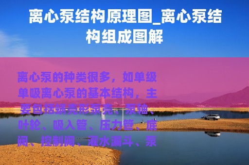离心泵结构原理图_离心泵结构组成图解