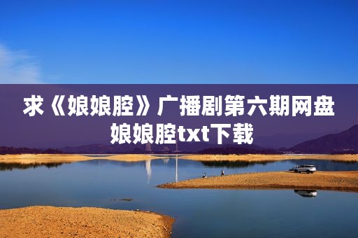 求《娘娘腔》广播剧第六期网盘 娘娘腔txt下载