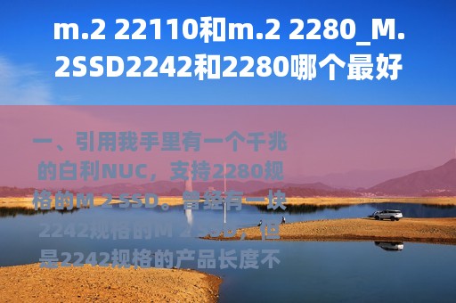 m.2 22110和m.2 2280_M.2SSD2242和2280哪个最好
