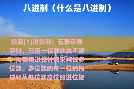 八进制（什么是八进制）