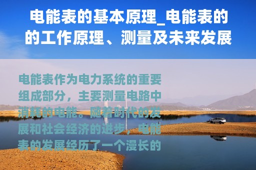 电能表的基本原理_电能表的的工作原理、测量及未来发展