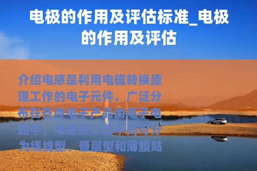电极的作用及评估标准_电极的作用及评估