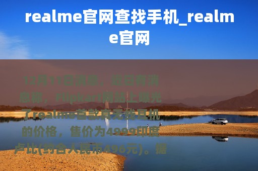 realme官网查找手机_realme官网