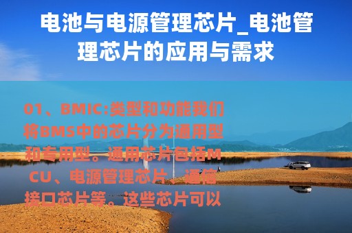 电池与电源管理芯片_电池管理芯片的应用与需求