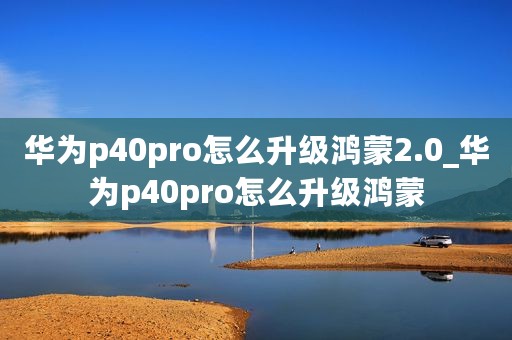 华为p40pro怎么升级鸿蒙2.0_华为p40pro怎么升级鸿蒙