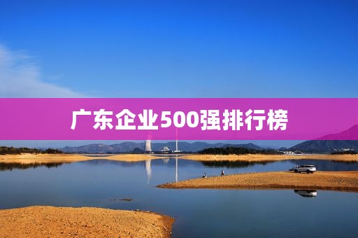 广东企业500强排行榜
