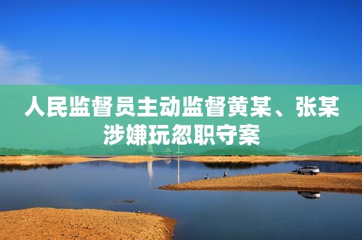 人民监督员主动监督黄某、张某涉嫌玩忽职守案