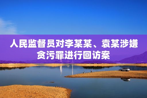 人民监督员对李某某、袁某涉嫌贪污罪进行回访案