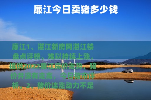 廉江今日卖猪多少钱