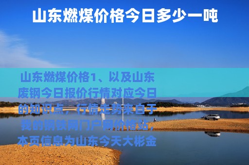 山东燃煤价格今日多少一吨