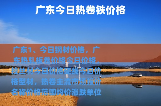 广东今日热卷铁价格
