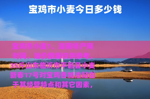 宝鸡市小麦今日多少钱