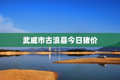 武威市古浪县今日猪价