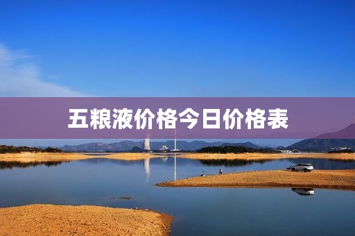 五粮液价格今日价格表