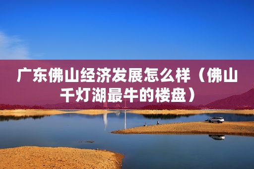 广东佛山经济发展怎么样（佛山千灯湖最牛的楼盘）