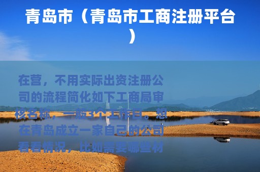 青岛市（青岛市工商注册平台）