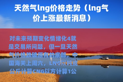 天然气lng价格走势（lng气价上涨最新消息）