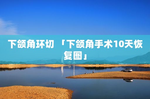 下颌角环切 「下颌角手术10天恢复图」