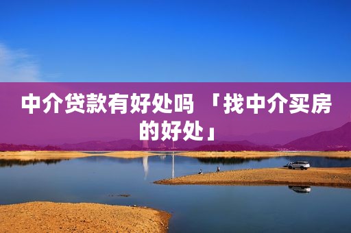 中介贷款有好处吗 「找中介买房的好处」 中介贷款有好处吗 「找中介买房的好处」