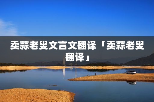 卖蒜老叟文言文翻译「卖蒜老叟翻译」