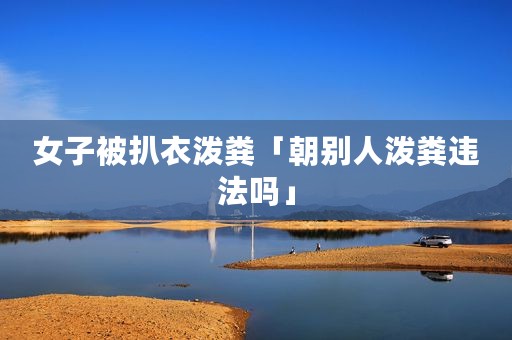 女子被扒衣泼粪「朝别人泼粪违法吗」