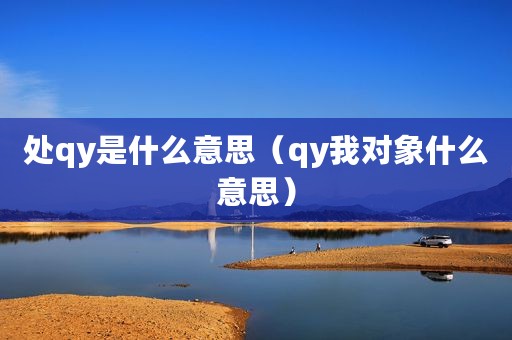 处qy是什么意思（qy我对象什么意思）